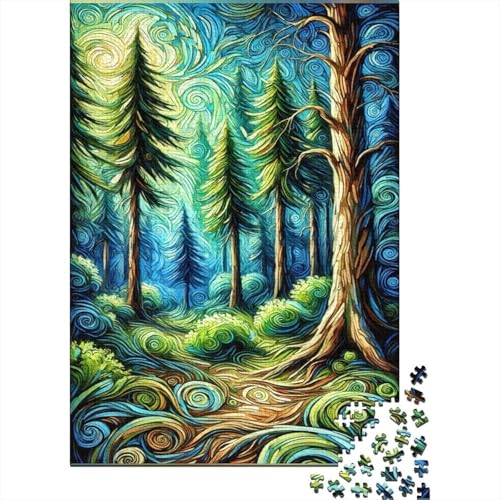 Baum 1000 Teile Puzzle Für Die Ganze Familie interessant Erwachsenenpuzzle Geschicklichkeitsspiel Weihnachtspuzzle 1000pcs (75x50cm) von PHQAZWSXE