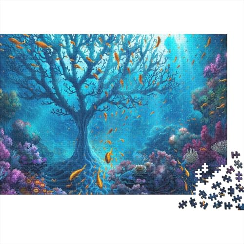 Baum Puzzle 1000 Teile Für Erwachsene Und Kinder Kunst Erwachsenenpuzzle Geschicklichkeitsspiel Geschenk 1000pcs (75x50cm) von PHQAZWSXE