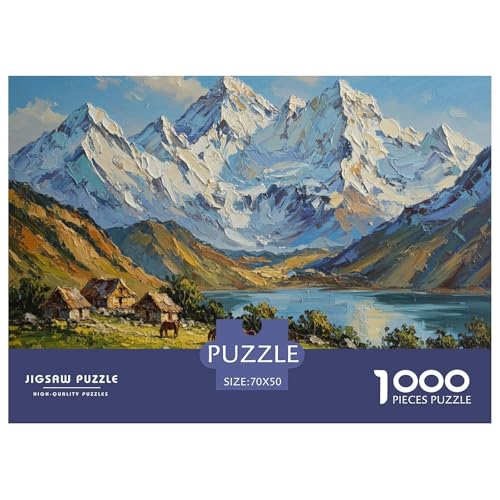 Berg 1000 Teile Puzzle Für Die Ganze Familie interessant Impossible Puzzle Geschicklichkeitsspiel GescHühnerk 70x50cm/1000pcs Berg 1000 Teile Puzzle Für Die Ganze Familie interessant Impossible Puzzle Geschicklichkeitsspiel GescHühnerk 70x50cm/1000pcs von PHQAZWSXE