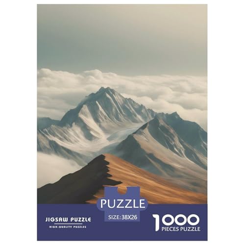 Berg Puzzle 1000 Teile Für Erwachsene interessant Impossible Puzzle Geschicklichkeitsspiel Weihnachtspuzzle 38x26cm/1000pcs Berg Puzzle 1000 Teile Für Erwachsene interessant Impossible Puzzle Geschicklichkeitsspiel Weihnachtspuzzle 38x26cm/1000pcs von PHQAZWSXE