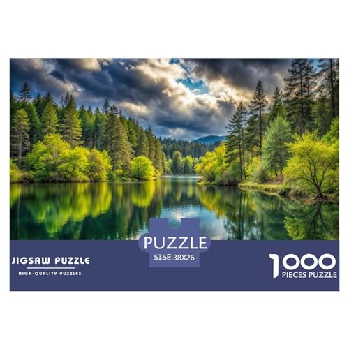 Bergsee Puzzle 1000 Teile Für Erwachsene Und Kinder interessant Erwachsenenpuzzle Geschicklichkeitsspiel Geschenk 38x26cm/1000pcs Bergsee Puzzle 1000 Teile Für Erwachsene Und Kinder interessant Erwachsenenpuzzle Geschicklichkeitsspiel Geschenk 38x26cm/1000pcs von PHQAZWSXE