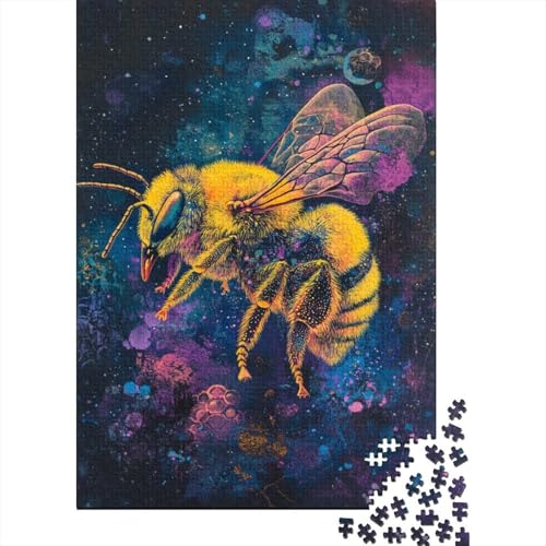 Bienen Puzzle 1000 Teile Für Erwachsene Und Kinder interessant Erwachsenenpuzzle Clevere Rätsel Geschenk 1000pcs (75x50cm) von PHQAZWSXE
