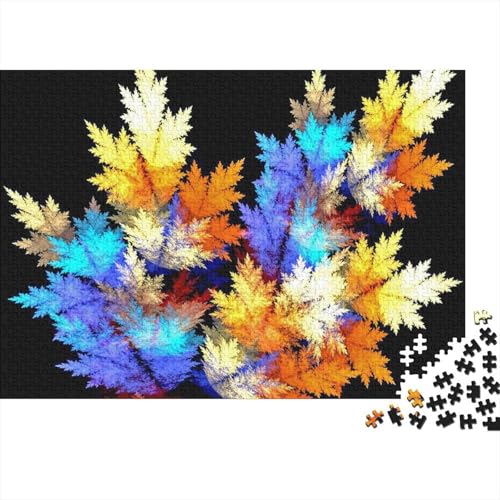 Blatt Puzzle 1000 Teile Für Erwachsene Und Kinder Natur Impossible Puzzle Clevere Rätsel Geschenk 1000pcs (75x50cm) von PHQAZWSXE