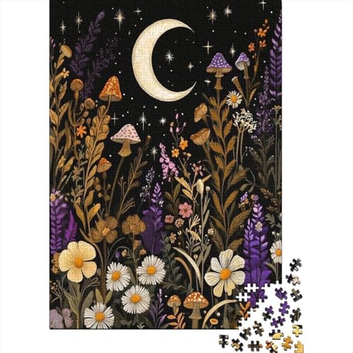 Blumen 1000 Teile Puzzle Für Erwachsene interessant Erwachsenenpuzzle Clevere Rätsel Geschenk 1000pcs (75x50cm) von PHQAZWSXE