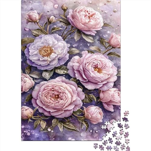 Blumen 1000 Teile Puzzle Für Erwachsene interessant Impossible Puzzle Geschicklichkeitsspiel Weihnachtspuzzle 1000pcs (75x50cm) von PHQAZWSXE