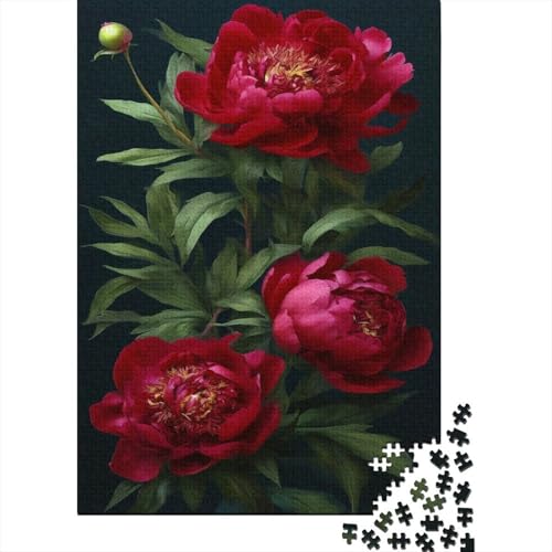 Blumen Puzzle 1000 Teile Für Erwachsene Und Kinder interessant Impossible Puzzle Clevere Rätsel Geschenk 1000pcs (75x50cm) von PHQAZWSXE