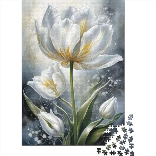Blumen Puzzle 1000 Teile Für Erwachsene interessant Erwachsenenpuzzle Geschicklichkeitsspiel Geschenk 1000pcs (75x50cm) von PHQAZWSXE