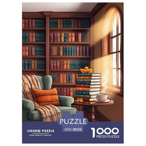 Buchen Puzzle 1000 Teile Für Erwachsene Und Kinder interessant Erwachsenenpuzzle Geschicklichkeitsspiel Weihnachtspuzzle 38x26cm/1000pcs von PHQAZWSXE