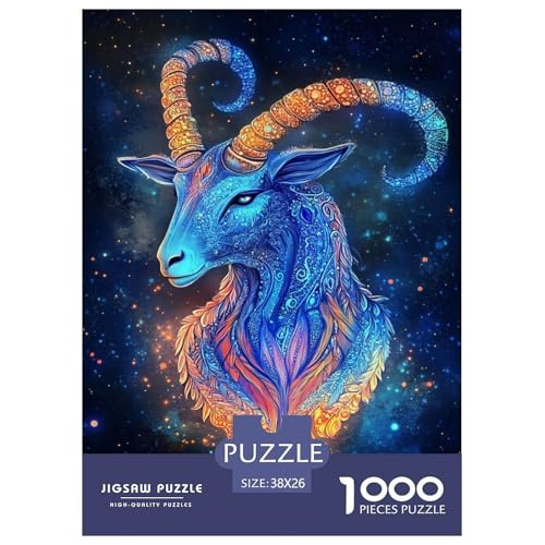 CapriMais 1000 Teile Puzzle Für Erwachsene Tiere Impossible Puzzle Geschicklichkeitsspiel Geschenk 38x26cm/1000pcs von PHQAZWSXE