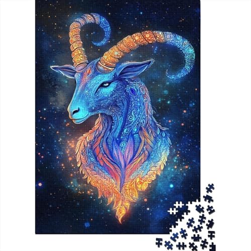 CapriMais Puzzle 1000 Teile Für Erwachsene Und Kinder Tiere Erwachsenenpuzzle Clevere Rätsel Geschenk 1000pcs (75x50cm) von PHQAZWSXE
