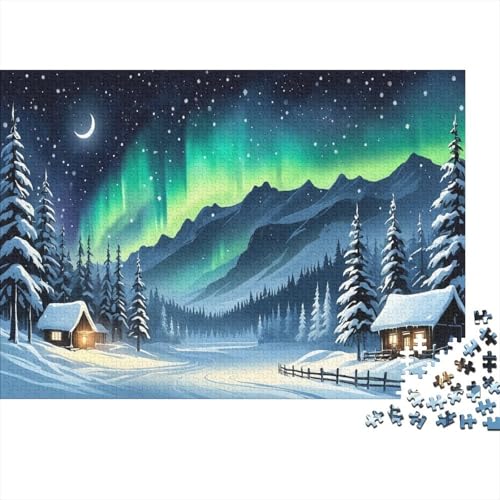 Der Winter 1000 Teile Puzzle Für Erwachsene Und Kinder interessant Erwachsenenpuzzle Clevere Rätsel Geschenk 1000pcs (75x50cm) von PHQAZWSXE