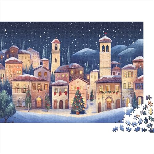 Der Winterlandschaft 1000 Teile Puzzle Für Erwachsene interessant Erwachsenenpuzzle Geschicklichkeitsspiel Geschenk 1000pcs (75x50cm) von PHQAZWSXE
