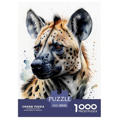 Die Hyena 1000 Teile Puzzle Für Erwachsene Und Kinder Tiere Impossible Puzzle Geschicklichkeitsspiel Weihnachtspuzzle 38x26cm/1000pcs Die Hyena 1000 Teile Puzzle Für Erwachsene Und Kinder Tiere Impossible Puzzle Geschicklichkeitsspiel Weihnachtspuzzle 38x26cm/1000pcs von PHQAZWSXE