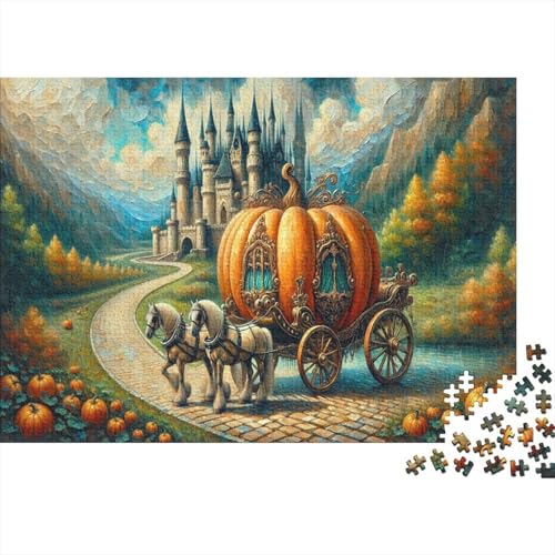 Die Kürbiskutsche 1000 Teile Puzzle Für Erwachsene Und Kinder interessant Impossible Puzzle Geschicklichkeitsspiel Geschenk 1000pcs (75x50cm) von PHQAZWSXE