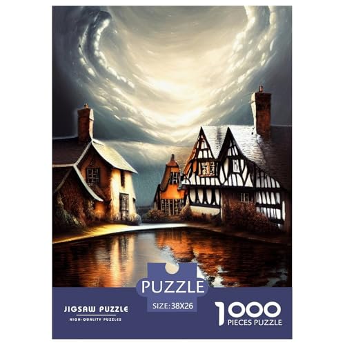 Dorf Puzzle 1000 Teile Für Erwachsene Und Kinder interessant persönlich Impossible Puzzle Geschicklichkeitsspiel Geschenk 38x26cm/1000pcs Dorf Puzzle 1000 Teile Für Erwachsene Und Kinder interessant persönlich Impossible Puzzle Geschicklichkeitsspiel Geschenk 38x26cm/1000pcs von PHQAZWSXE