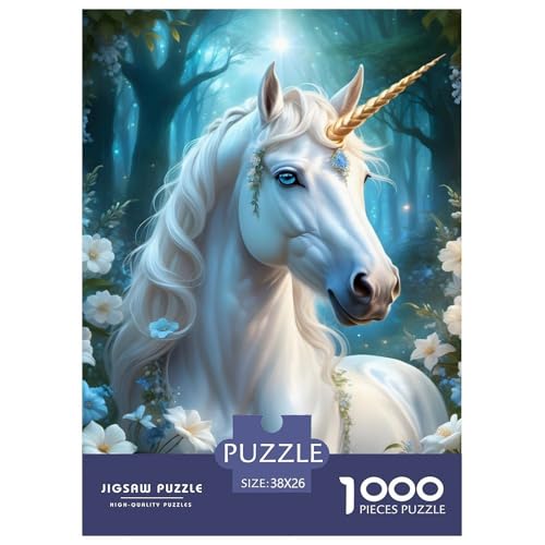 Einhorn Puzzle 1000 Teile Für Erwachsene Und Kinder Tiere Erwachsenenpuzzle Geschicklichkeitsspiel Geschenk 38x26cm/1000pcs Einhorn Puzzle 1000 Teile Für Erwachsene Und Kinder Tiere Erwachsenenpuzzle Geschicklichkeitsspiel Geschenk 38x26cm/1000pcs von PHQAZWSXE