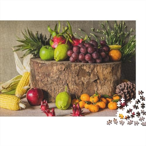 Essen 1000 Teile Puzzle Für Die Ganze Familie Kunst Erwachsenenpuzzle Geschicklichkeitsspiel Geschenk 1000pcs (75x50cm) von PHQAZWSXE