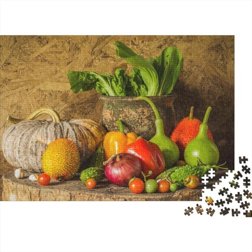 Essen Puzzle 1000 Teile Für Erwachsene Und Kinder Kunst Impossible Puzzle Clevere Rätsel Weihnachtspuzzle 1000pcs (75x50cm) von PHQAZWSXE