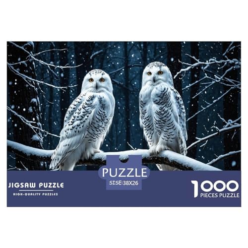 Eule 1000 Teile Puzzle Für Die Ganze Familie Tiere Impossible Puzzle Geschicklichkeitsspiel Weihnachtspuzzle 38x26cm/1000pcs Eule 1000 Teile Puzzle Für Die Ganze Familie Tiere Impossible Puzzle Geschicklichkeitsspiel Weihnachtspuzzle 38x26cm/1000pcs von PHQAZWSXE