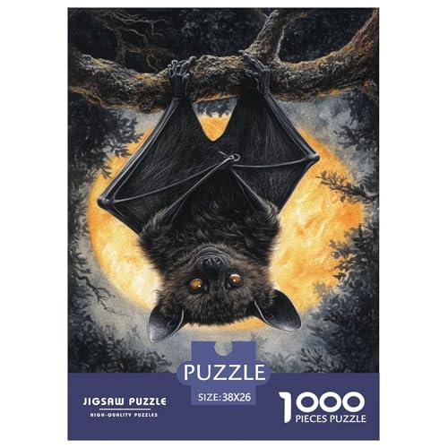 Fledermaus 1000 Teile Puzzle Für Erwachsene Und Kinder Tier Erwachsenenpuzzle Geschicklichkeitsspiel Geschenk 38x26cm/1000pcs Fledermaus 1000 Teile Puzzle Für Erwachsene Und Kinder Tier Erwachsenenpuzzle Geschicklichkeitsspiel Geschenk 38x26cm/1000pcs von PHQAZWSXE