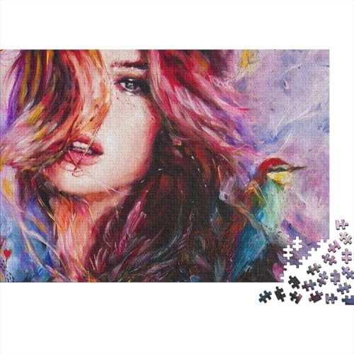 Frau (1) 1000 Teile Puzzle Für Die Ganze Familie Impossible Puzzle Clevere Rätsel Weihnachtspuzzle 1000pcs (75x50cm) von PHQAZWSXE