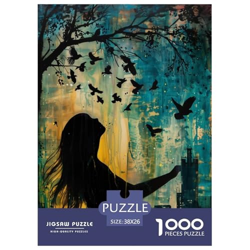 Frauen and Vogels 1000 Teile Puzzle Für Erwachsene Und Kinder interessant persönlich Impossible Puzzle Geschicklichkeitsspiel Geschenk 38x26cm/1000pcs Frauen and Vogels 1000 Teile Puzzle Für Erwachsene Und Kinder interessant persönlich Impossible Puzzle Geschicklichkeitsspiel Geschenk 38x26cm/1000pcs von PHQAZWSXE