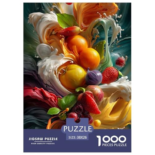 Früchte 1000 Teile Puzzle Für Die Ganze Familie interessant Impossible Puzzle Geschicklichkeitsspiel Geschenk 38x26cm/1000pcs von PHQAZWSXE
