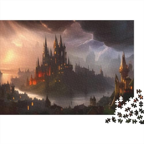 Gebäude 1000 Teile Puzzle Für Erwachsene Und Kinder interessant Impossible Puzzle Clevere Rätsel Geschenk 1000pcs (75x50cm) von PHQAZWSXE