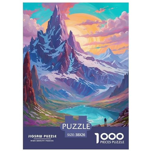 Gebirge and Flusss 1000 Teile Puzzle Für Erwachsene interessant Impossible Puzzle Clevere Rätsel Geschenk 38x26cm/1000pcs Gebirge and Flusss 1000 Teile Puzzle Für Erwachsene interessant Impossible Puzzle Clevere Rätsel Geschenk 38x26cm/1000pcs von PHQAZWSXE