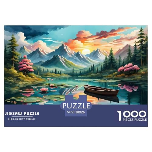 Gebirge and Flusss Puzzle 1000 Teile Für Erwachsene interessant Erwachsenenpuzzle Clevere Rätsel Geschenk 38x26cm/1000pcs Gebirge and Flusss Puzzle 1000 Teile Für Erwachsene interessant Erwachsenenpuzzle Clevere Rätsel Geschenk 38x26cm/1000pcs von PHQAZWSXE