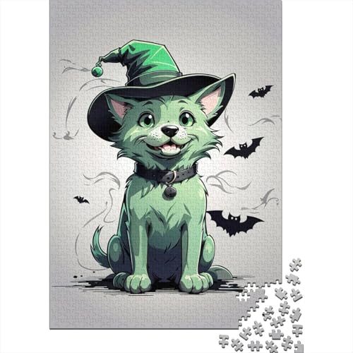 Halloween 1000 Teile Puzzle Für Erwachsene Und Kinder interessant Erwachsenenpuzzle Geschicklichkeitsspiel Geschenk 1000pcs (75x50cm) von PHQAZWSXE