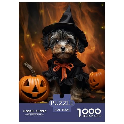 Halloween Costume Hund Puzzle 1000 Teile Für Die Ganze Familie interessant Erwachsenenpuzzle Clevere Rätsel Weihnachtspuzzle 38x26cm/1000pcs Halloween Costume Hund Puzzle 1000 Teile Für Die Ganze Familie interessant Erwachsenenpuzzle Clevere Rätsel Weihnachtspuzzle 38x26cm/1000pcs von PHQAZWSXE