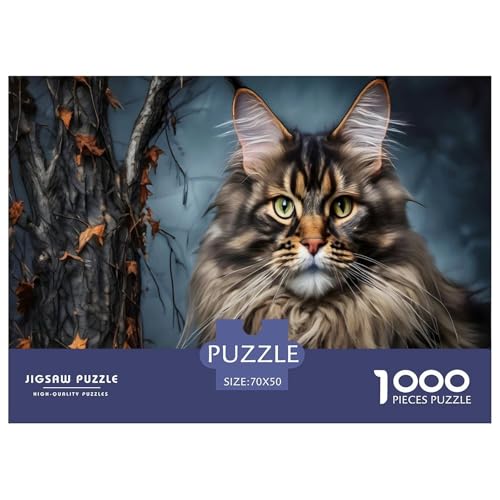 Halloween Katze Puzzle 1000 Teile Für Erwachsene interessant Erwachsenenpuzzle Clevere Rätsel Weihnachtspuzzle 70x50cm/1000pcs Halloween Katze Puzzle 1000 Teile Für Erwachsene interessant Erwachsenenpuzzle Clevere Rätsel Weihnachtspuzzle 70x50cm/1000pcs von PHQAZWSXE