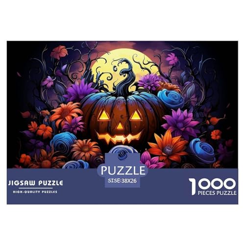 Halloween Kürbiskopf 1000 Teile Puzzle Für Die Ganze Familie interessant Erwachsenenpuzzle Clevere Rätsel Weihnachtspuzzle 38x26cm/1000pcs Halloween Kürbiskopf 1000 Teile Puzzle Für Die Ganze Familie interessant Erwachsenenpuzzle Clevere Rätsel Weihnachtspuzzle 38x26cm/1000pcs von PHQAZWSXE