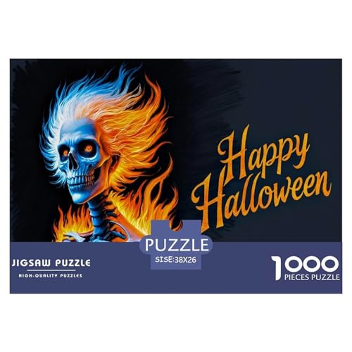 Halloween Skelett 1000 Teile Puzzle Für Erwachsene Und Kinder interessant Erwachsenenpuzzle Geschicklichkeitsspiel Geschenk 38x26cm/1000pcs Halloween Skelett 1000 Teile Puzzle Für Erwachsene Und Kinder interessant Erwachsenenpuzzle Geschicklichkeitsspiel Geschenk 38x26cm/1000pcs von PHQAZWSXE