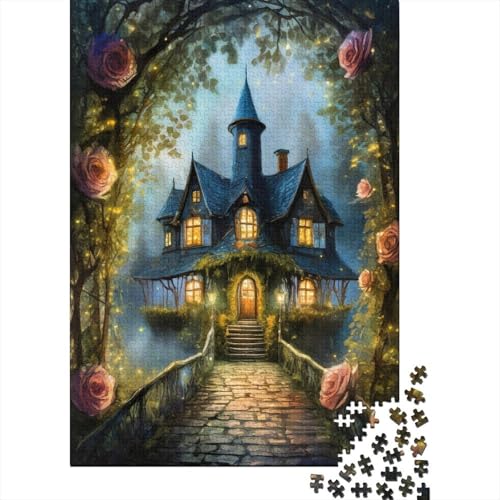 Herrenhaus Puzzle 1000 Teile Für Die Ganze Familie interessant Erwachsenenpuzzle Geschicklichkeitsspiel Geschenk 1000pcs (75x50cm) von PHQAZWSXE