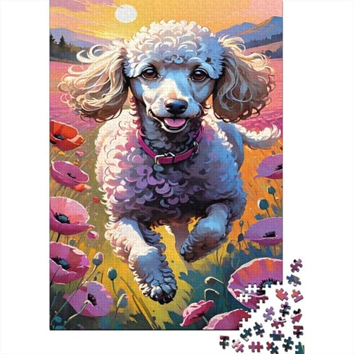 Hund 1000 Teile Puzzle Für Erwachsene Tier Impossible Puzzle Geschicklichkeitsspiel Geschenk 1000pcs (75x50cm) von PHQAZWSXE