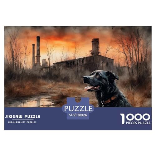 Hund 1000 Teile Puzzle Für Erwachsene Tiere Impossible Puzzle Geschicklichkeitsspiel Geschenk 38x26cm/1000pcs Hund 1000 Teile Puzzle Für Erwachsene Tiere Impossible Puzzle Geschicklichkeitsspiel Geschenk 38x26cm/1000pcs von PHQAZWSXE