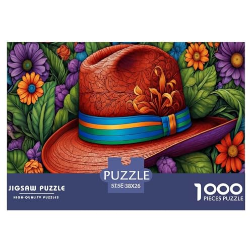Hut 1000 Teile Puzzle Für Die Ganze Familie interessant Erwachsenenpuzzle Geschicklichkeitsspiel Weihnachtspuzzle 38x26cm/1000pcs Hut 1000 Teile Puzzle Für Die Ganze Familie interessant Erwachsenenpuzzle Geschicklichkeitsspiel Weihnachtspuzzle 38x26cm/1000pcs von PHQAZWSXE