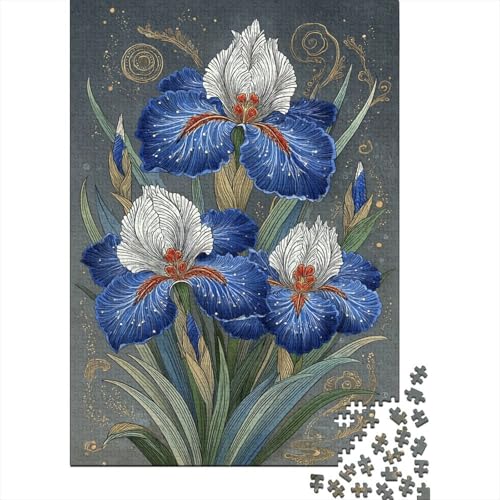 Iris 1000 Teile Puzzle Für Die Ganze Familie interessant Erwachsenenpuzzle Geschicklichkeitsspiel Weihnachtspuzzle 1000pcs (75x50cm) von PHQAZWSXE