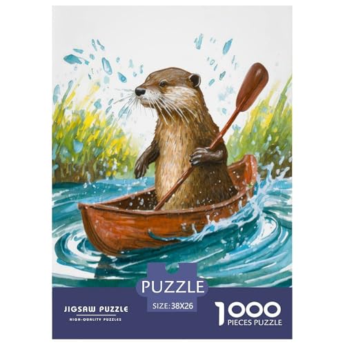 Kapitän Otter Puzzle 1000 Teile Für Die Ganze Familie Tiere Erwachsenenpuzzle Geschicklichkeitsspiel Geschenk 38x26cm/1000pcs Kapitän Otter Puzzle 1000 Teile Für Die Ganze Familie Tiere Erwachsenenpuzzle Geschicklichkeitsspiel Geschenk 38x26cm/1000pcs von PHQAZWSXE