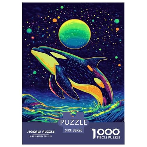 Killerwal Puzzle 1000 Teile Für Die Ganze Familie interessant Erwachsenenpuzzle Geschicklichkeitsspiel Weihnachtspuzzle 38x26cm/1000pcs von PHQAZWSXE
