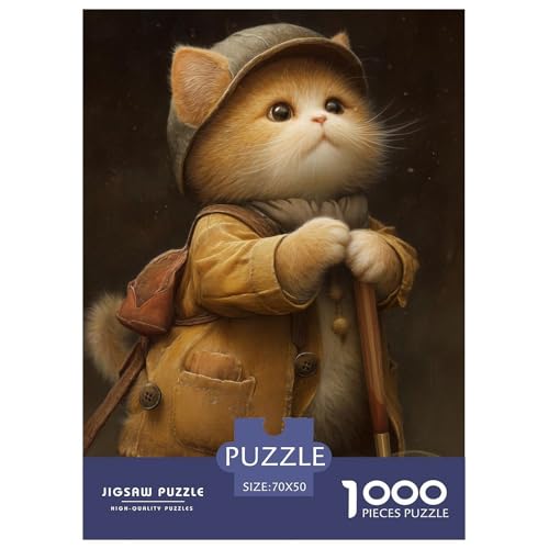 Kleine Katze Puzzle 1000 Teile Für Erwachsene Tier Impossible Puzzle Clevere Rätsel Geschenk 70x50cm/1000pcs Kleine Katze Puzzle 1000 Teile Für Erwachsene Tier Impossible Puzzle Clevere Rätsel Geschenk 70x50cm/1000pcs von PHQAZWSXE