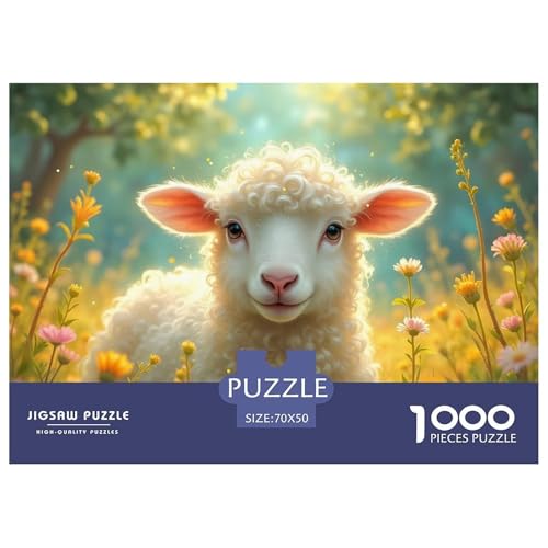 Kleines Lamm Baa Baa Puzzle 1000 Teile Für Erwachsene Und Kinder Tiere Erwachsenenpuzzle Geschicklichkeitsspiel Weihnachtspuzzle 70x50cm/1000pcs Kleines Lamm Baa Baa Puzzle 1000 Teile Für Erwachsene Und Kinder Tiere Erwachsenenpuzzle Geschicklichkeitsspiel Weihnachtspuzzle 70x50cm/1000pcs von PHQAZWSXE