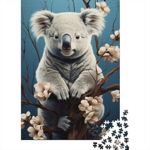 Koala 1000 Teile Puzzle Für Erwachsene Tier Impossible Puzzle Geschicklichkeitsspiel Geschenk 1000pcs (75x50cm) von PHQAZWSXE