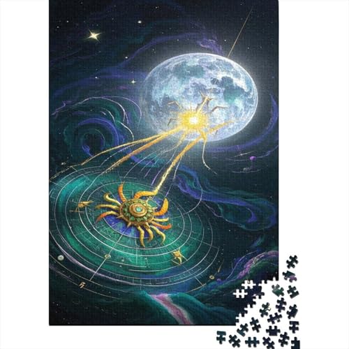 Krebs 1000 Teile Puzzle Für Erwachsene Und Kinder The Krebs Under The Starry Sky Impossible Puzzle Clevere Rätsel Weihnachtspuzzle 1000pcs (75x50cm) von PHQAZWSXE