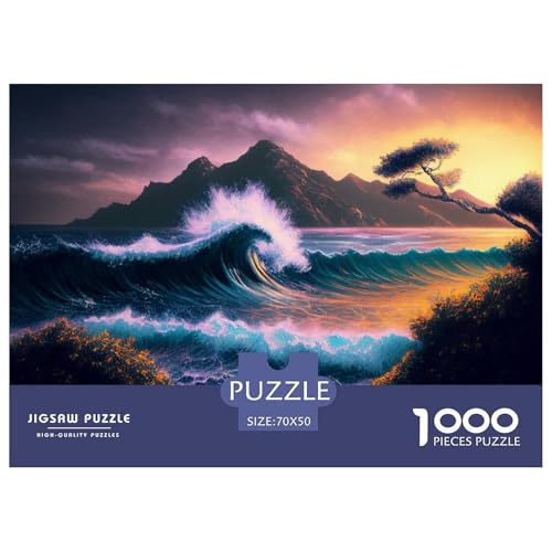 Küste 1000 Teile Puzzle Für Die Ganze Familie interessant Impossible Puzzle Clevere Rätsel GescHühnerk 70x50cm/1000pcs von PHQAZWSXE