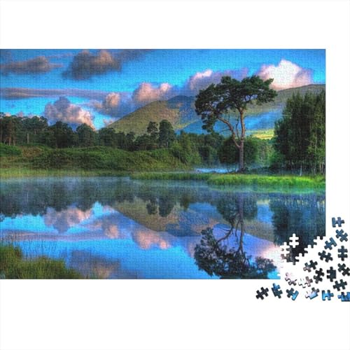 LandscAffe Puzzle 1000 Teile Für Die Ganze Familie Natur Erwachsenenpuzzle Geschicklichkeitsspiel Geschenk 1000pcs (75x50cm) von PHQAZWSXE
