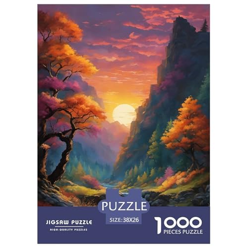 Landschaft Puzzle 1000 Teile Für Erwachsene interessant Impossible Puzzle Clevere Rätsel Geschenk 38x26cm/1000pcs Landschaft Puzzle 1000 Teile Für Erwachsene interessant Impossible Puzzle Clevere Rätsel Geschenk 38x26cm/1000pcs von PHQAZWSXE