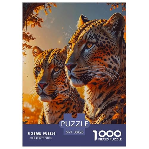 Leopard Puzzle 1000 Teile Für Die Ganze Familie Tiere Erwachsenenpuzzle Geschicklichkeitsspiel Weihnachtspuzzle 38x26cm/1000pcs Leopard Puzzle 1000 Teile Für Die Ganze Familie Tiere Erwachsenenpuzzle Geschicklichkeitsspiel Weihnachtspuzzle 38x26cm/1000pcs von PHQAZWSXE